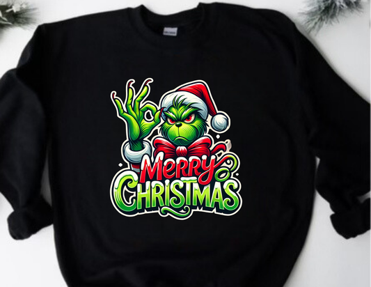 Grinch, merry Christmas /DTF ￼Transfer